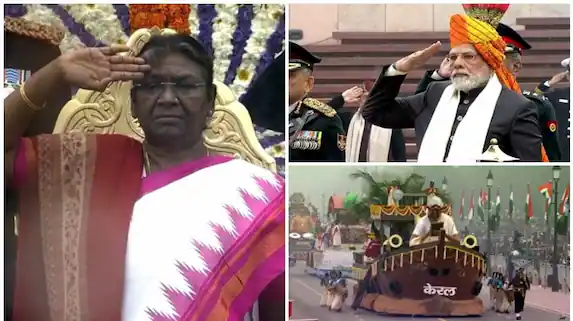 The nation celebrates its 75th Republic Day.
