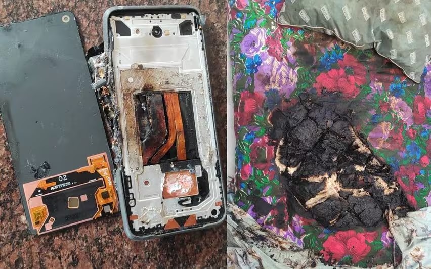 The mobile exploded.