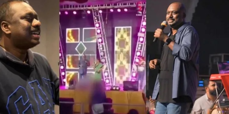 Singer Jassie Gift walked out of a college event in protest