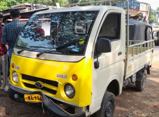 Vehicle rammed into LDF booth committee office