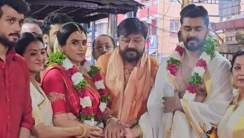 Malavika Jayaram gets married
