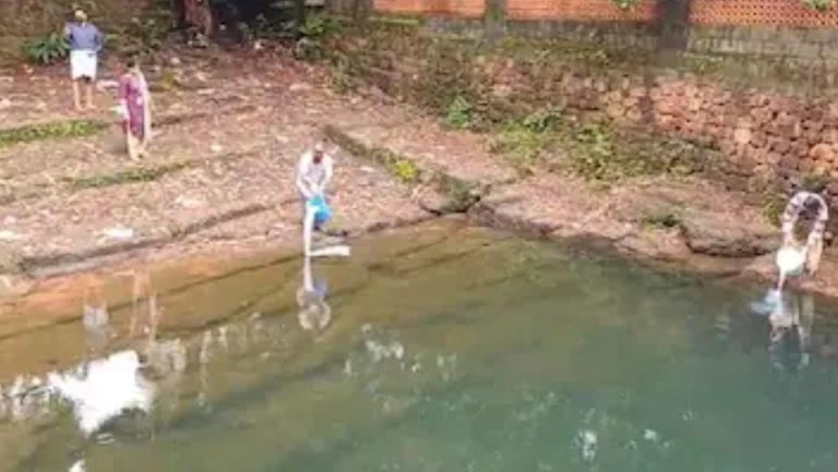 Suspicion of encephalitis; Kozhikode is collecting the information of those who have bathed in Achan Pond
