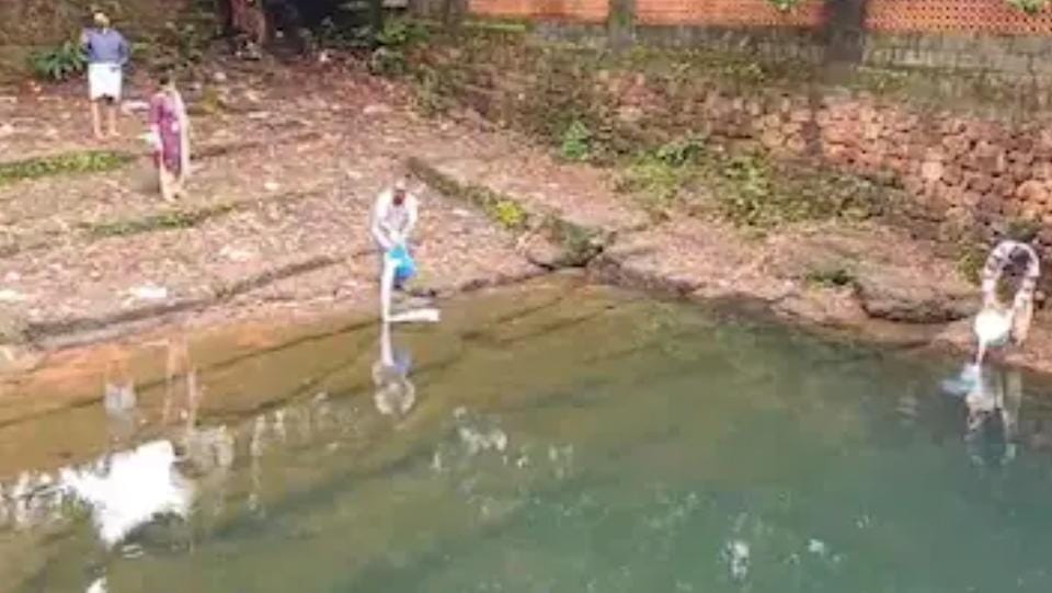 Suspicion of encephalitis; Kozhikode is collecting the information of those who have bathed in Achan Pond