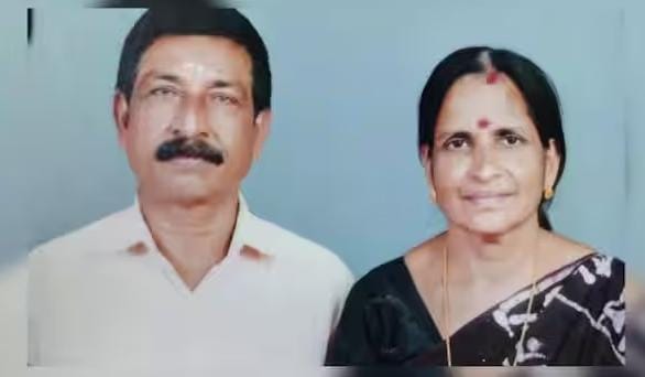 The husband hanged himself after strangling his wife