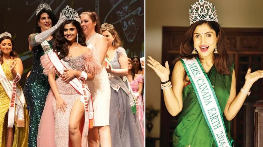 Kannur Native Wins Mrs Canada Earth Title