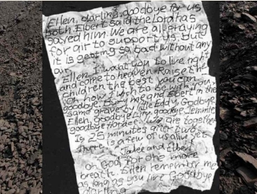 The lines in the letter written by a worker named Jacob Vowell to his wife are now noteworthy.