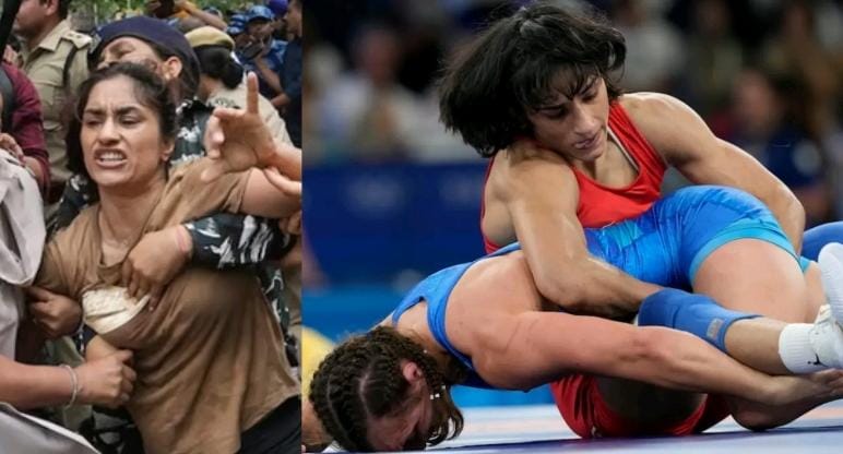 Vinesh Phogat is at the top of the world today.