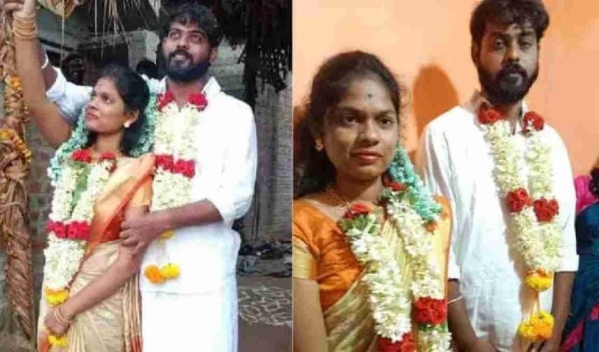 wedding day He killed his wife