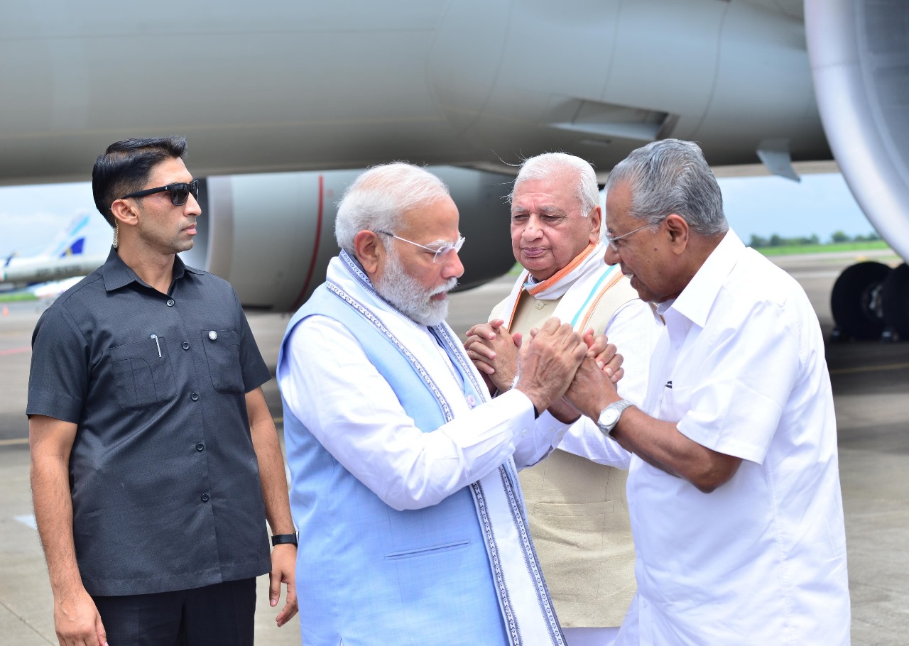 PM reaches Kannur