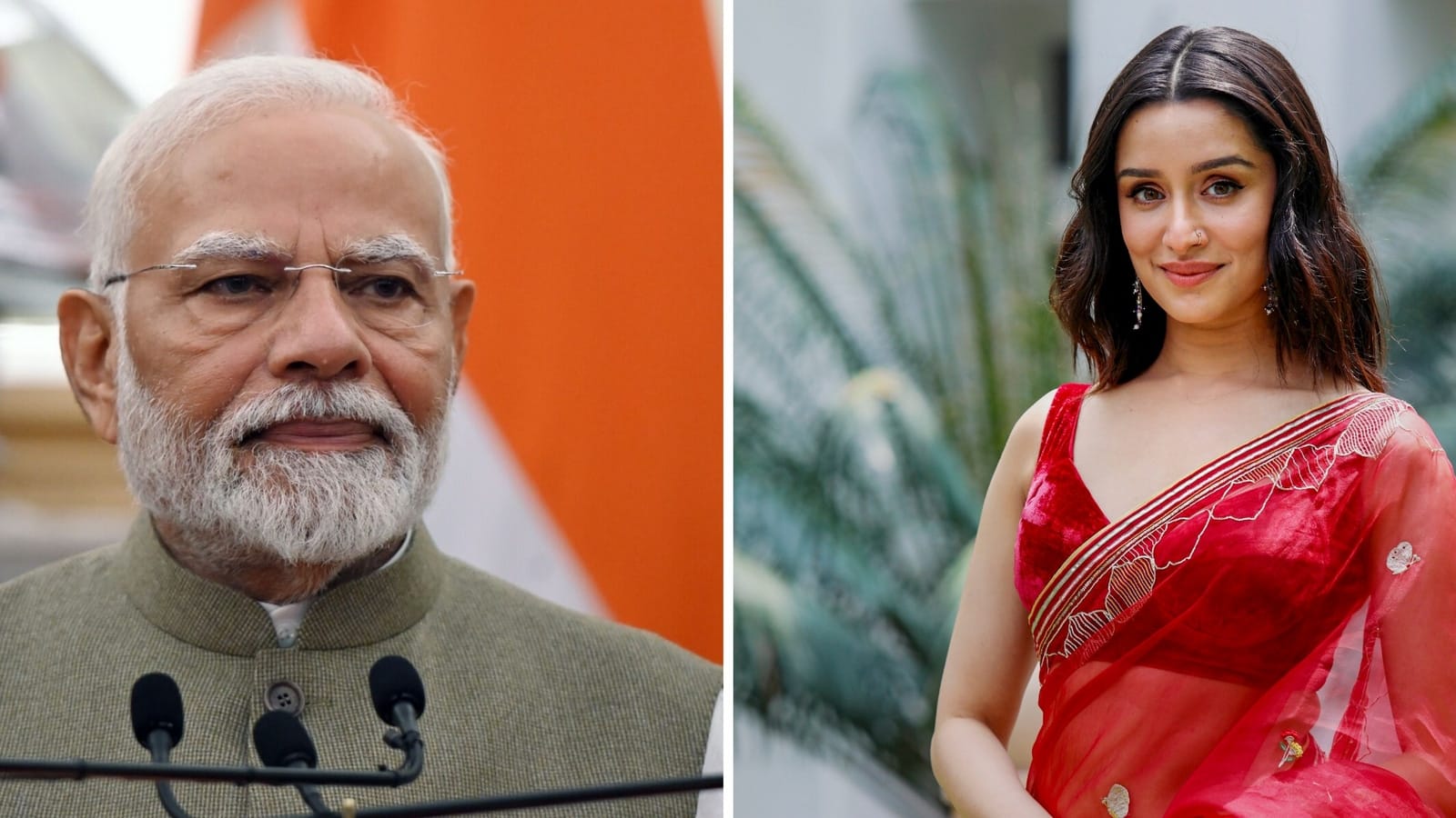 Prime Minister Modi is behind.. Movie actress is ahead