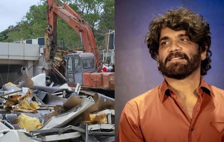 Environmental laws blown; Actor Nagarjuna's convention center was vandalized