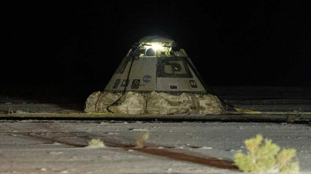 The Starliner returned safely