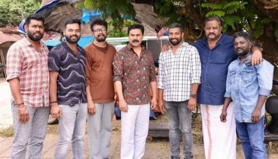 A Facebook post with the caption 'Team Power Group' for Dileep's photo