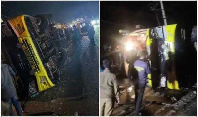 Bus accident in Bengaluru