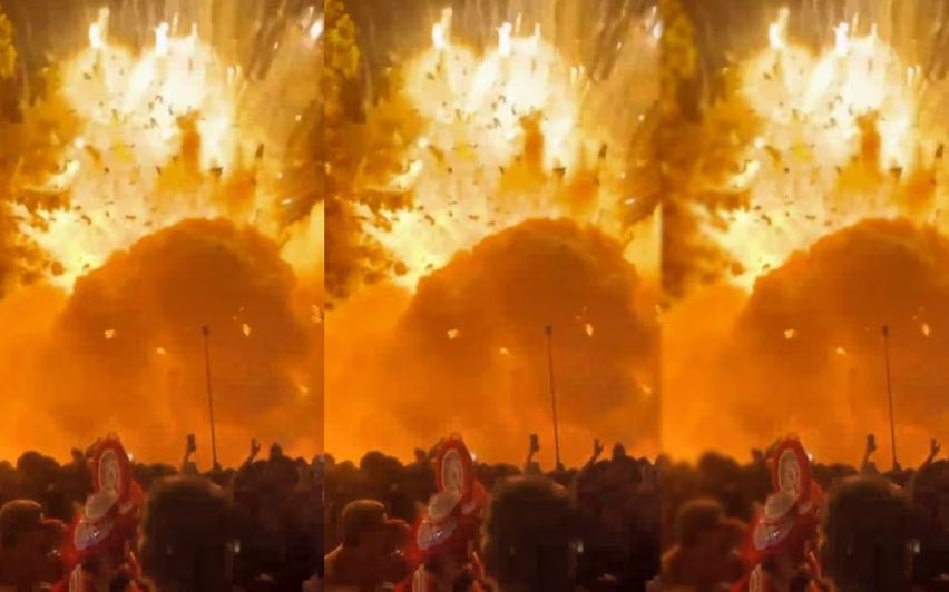 Fireworks accident Death in two