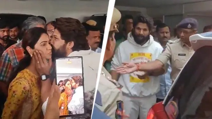 Non-bailable sections were charged against Allu