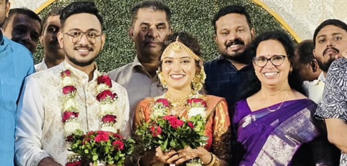 Son of TP Chandrasekaran and KK Rama got married