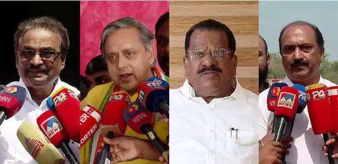 Left leaders support Shashi Tharoor