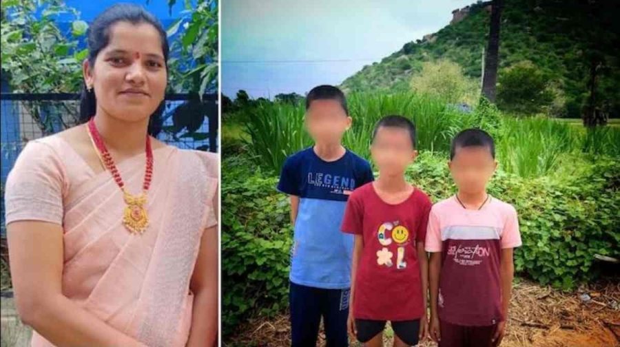 Woman kills 3 children by poisoning them