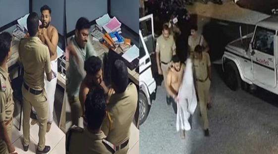 Youth Congress leader brutally beaten up at police station